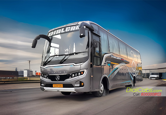 25 Seater Semi Sleeper Bus Rent in Ahmedabad