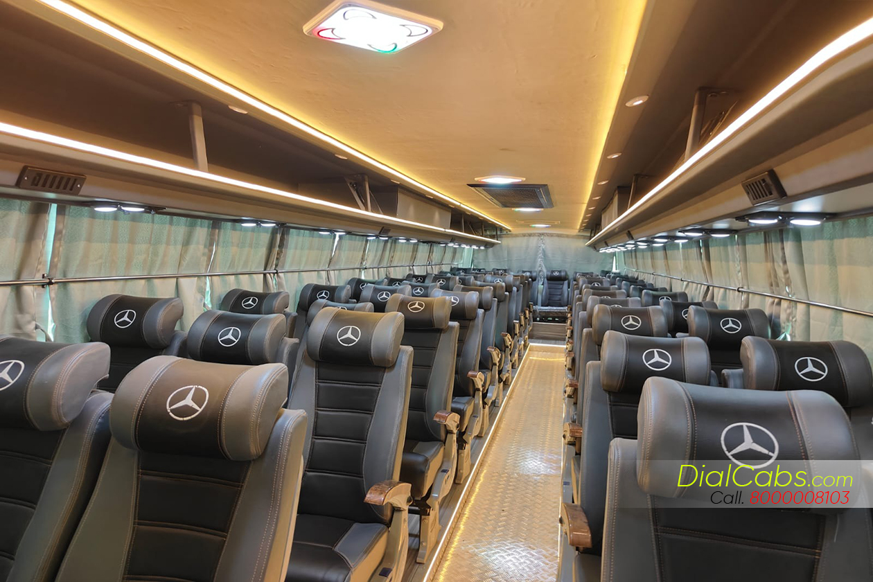 56 Seater Bus 3x2 Rental Service Ahmedabad