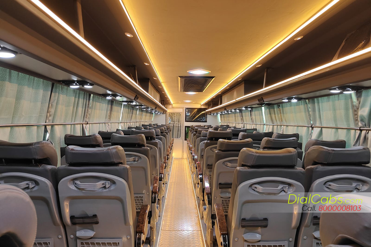 56 Seater Bus 3x2 Rental Service Ahmedabad